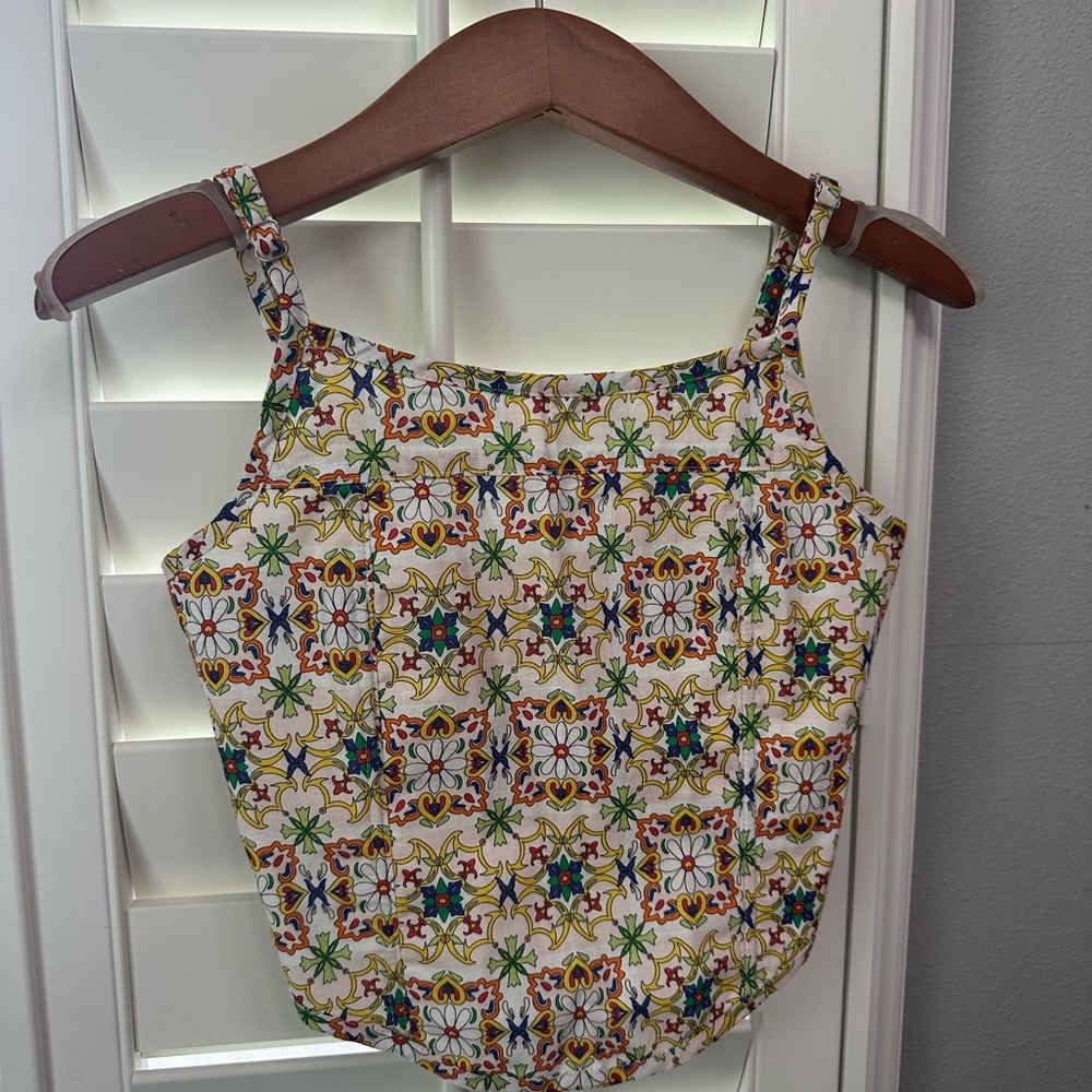 Camille Corset Top in White Murano | NWOT | Blackbough Swim - Picture 4 of 8
